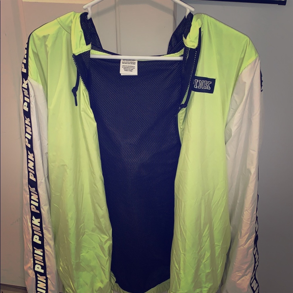 Victoria’s Secret Love PINK rain jacket.